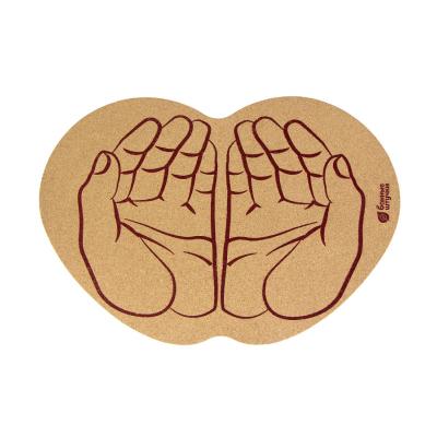 Коврик для бани и сауны Банные штучки "Ладони", пробковый